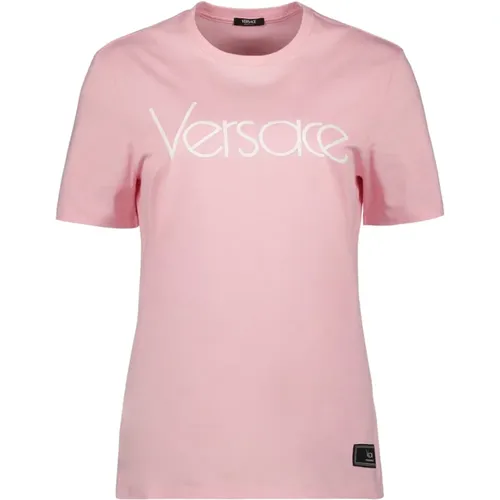 Re-Edition T-shirt , female, Sizes: XS, S, M, 2XS - Versace - Modalova