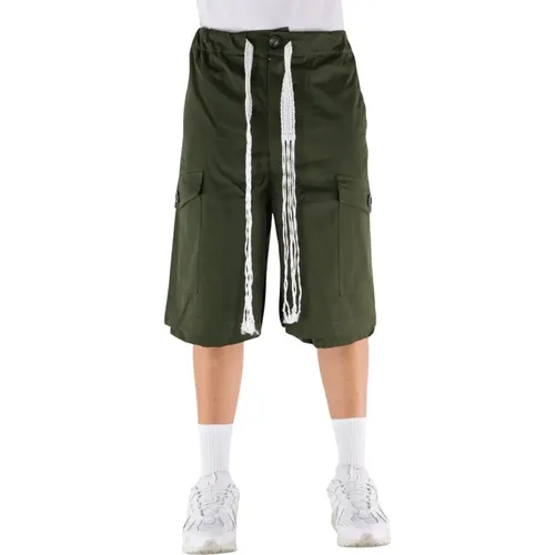 Cotton Shorts for Men , male, Sizes: XS - Wales Bonner - Modalova
