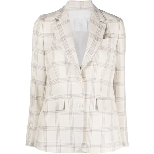Single breasted long jacket , female, Sizes: S, M, XS - Eleventy - Modalova