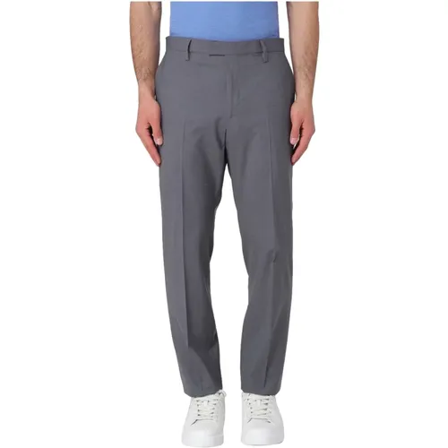 Chino Trousers in Medium Grey Wool , male, Sizes: 2XL - Liu Jo - Modalova