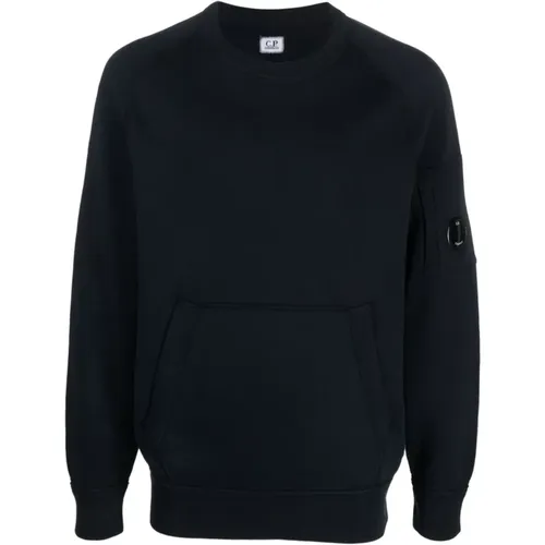 Sweaters with Signature Lens Detail , male, Sizes: 2XL - C.P. Company - Modalova