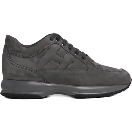 Dark Tar Men`s Sneakers, , male, Sizes: 5 UK, 7 UK, 6 1/2 UK, 9 1/2 UK, 5 1/2 UK, 10 UK, 6 UK, 9 UK - Hogan - Modalova