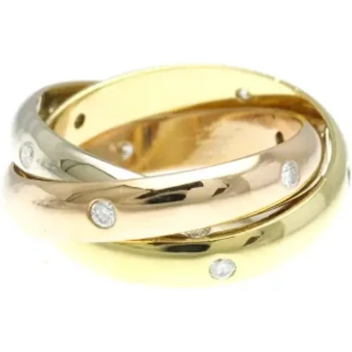 Pre-owned Metal rings , female, Sizes: ONE SIZE - Cartier Vintage - Modalova