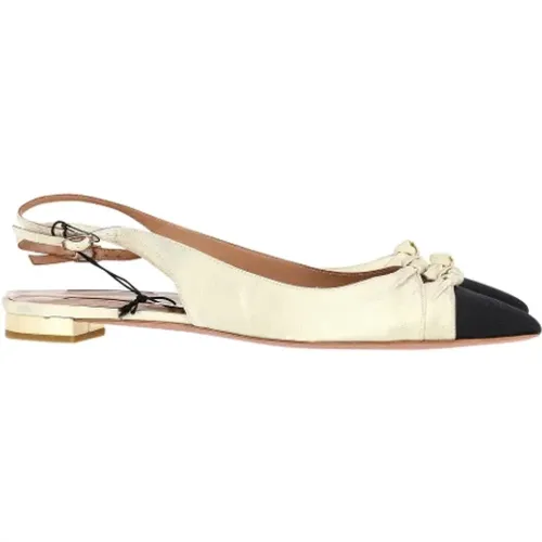 Leder flats Aquazzura - Aquazzura - Modalova