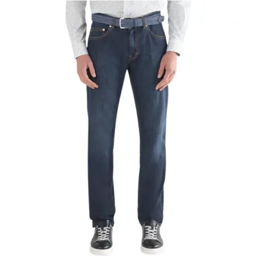 Herren Stretch Denim Jeans , Herren, Größe: W32 - Harmont & Blaine - Modalova