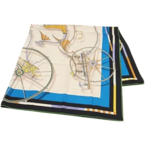 Pre-owned Silk scarves , female, Sizes: ONE SIZE - Hermès Vintage - Modalova