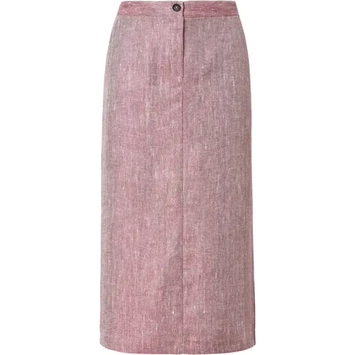 Midi Skirts , Damen, Größe: XS - Massimo Alba - Modalova