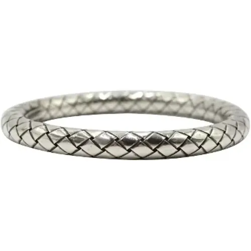 Pre-owned Silver bracelets , female, Sizes: ONE SIZE - Bottega Veneta Vintage - Modalova