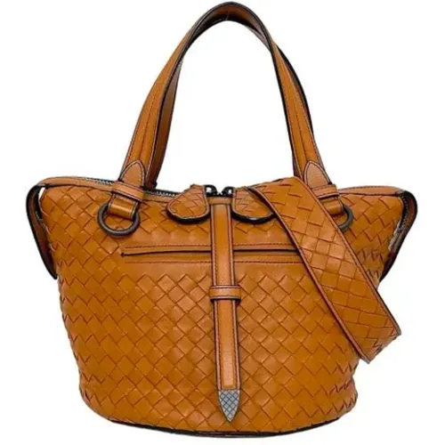Pre-owned Leather totes , female, Sizes: ONE SIZE - Bottega Veneta Vintage - Modalova