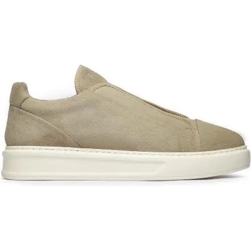 Suede Urban Slip-On Sneakers , male, Sizes: 5 UK, 10 UK, 9 1/2 UK, 6 1/2 UK, 7 1/2 UK, 8 1/2 UK, 6 UK, 9 UK, 8 UK, 7 UK - Fabi - Modalova