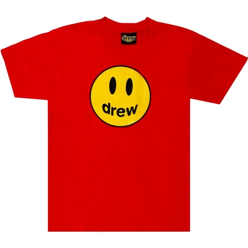 Rotes Mascot T-shirt Limited Edition , Herren, Größe: XS - Drew House - Modalova