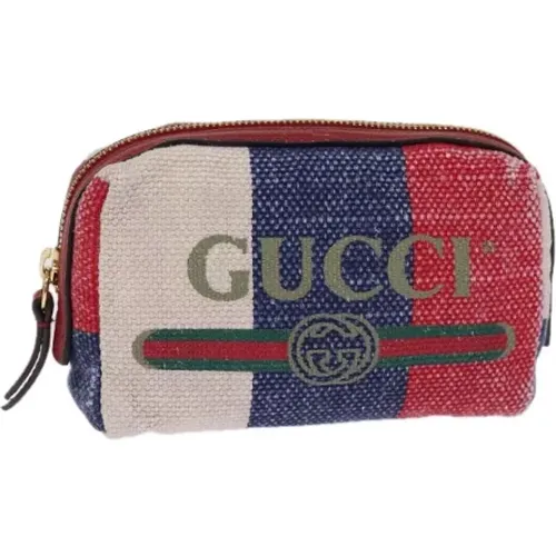 Pre-owned Canvas pouches , female, Sizes: ONE SIZE - Gucci Vintage - Modalova