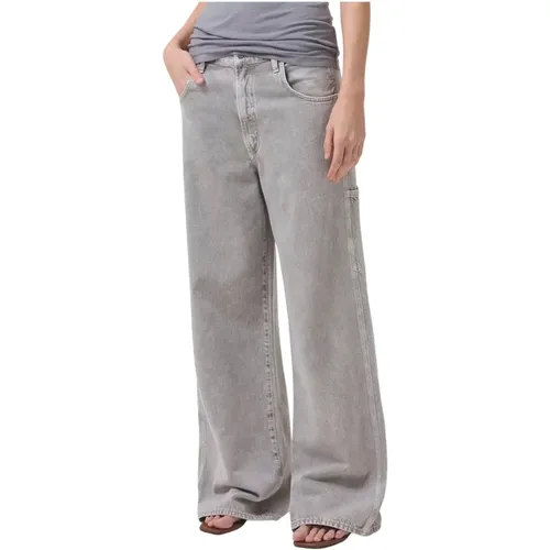 Wide Jeans , female, Sizes: W28, W26 - Agolde - Modalova