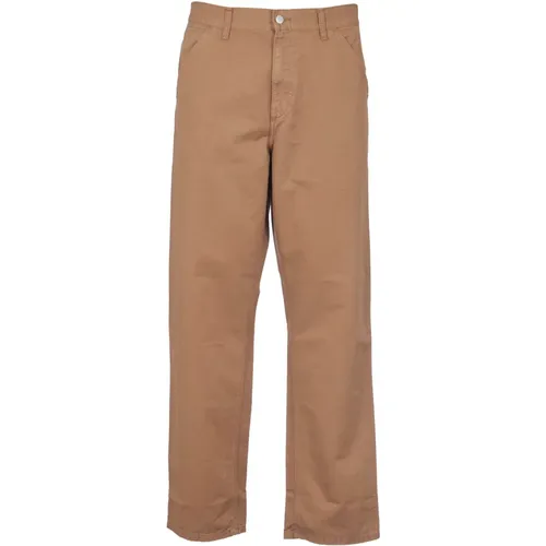 Straight Trousers , male, Sizes: W34 - Carhartt WIP - Modalova