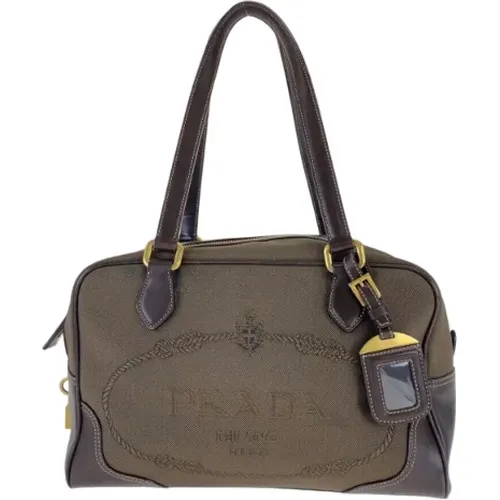 Pre-owned Canvas prada-bags , female, Sizes: ONE SIZE - Prada Vintage - Modalova