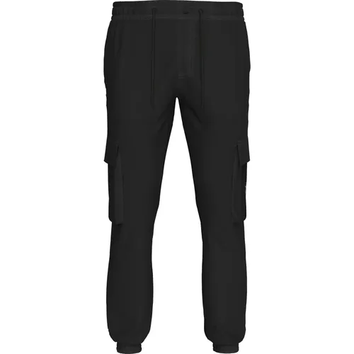 Schwarze Joggers CK BEH , Herren, Größe: M - Calvin Klein - Modalova