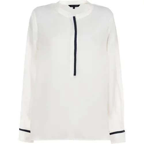 Elegante Weiße Bluse mit Langen Ärmeln - Tommy Hilfiger - Modalova