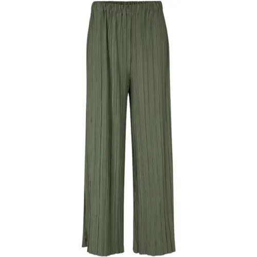 Wide Leg Pleated Trousers , female, Sizes: XS - Samsøe Samsøe - Modalova