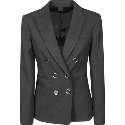 Stylish Point Fabric Jacket , female, Sizes: M, XS - pinko - Modalova