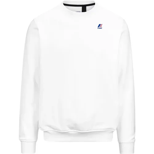 Poly Sweatshirt Upgrade Classic Crewneck Style , male, Sizes: XS - K-way - Modalova