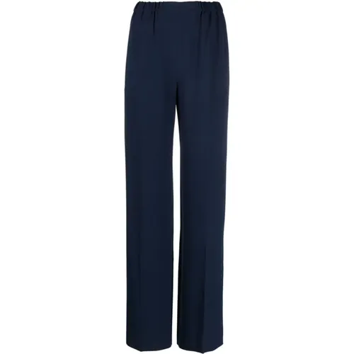 Stylish Navy Pants , female, Sizes: M - Emporio Armani - Modalova