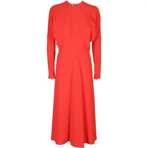 Chic Midi Dress , female, Sizes: S - Victoria Beckham - Modalova