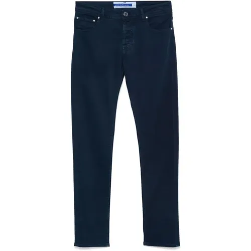 Prussian Slim Fit Trousers , male, Sizes: W32, W30, W36, W33, W34 - Jacob Cohën - Modalova