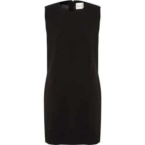 Einfaches Schwarzes Kurzes Kleid Milanmw , Damen, Größe: 2XL - My Essential Wardrobe - Modalova