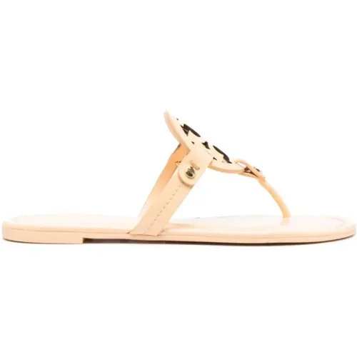 Slip-On Sandalen mit Logo , Damen, Größe: 35 1/2 EU - TORY BURCH - Modalova