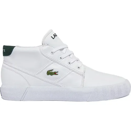 Leder-Sneakers mit Stilvollem Design , Herren, Größe: 44 EU - Lacoste - Modalova