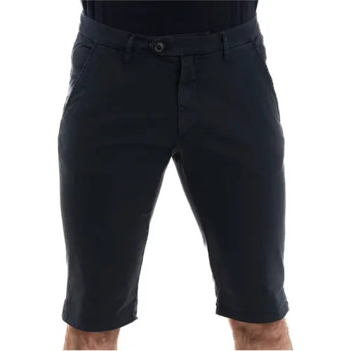 Leichte Bermuda Shorts in Einfarbigem Stoff , Herren, Größe: W36 - Roy Roger's - Modalova