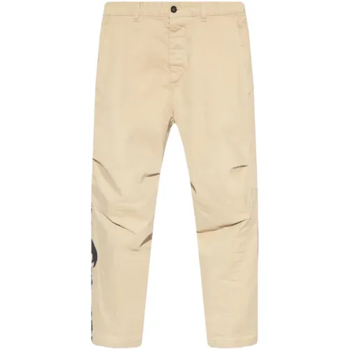 Icon Bedruckte Cargo Hose , Herren, Größe: M - Dsquared2 - Modalova