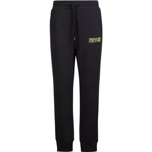 Iconic Logo Joggers in Soft Cotton , female, Sizes: M - Versace Jeans Couture - Modalova