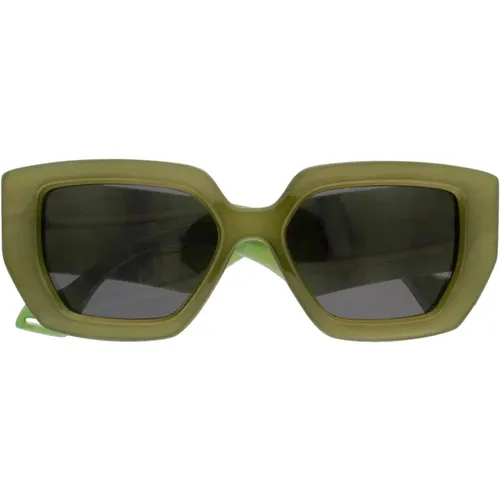 Grüne Sonnenbrille Uv400 Schutz , Damen, Größe: ONE Size - Dansk Copenhagen - Modalova