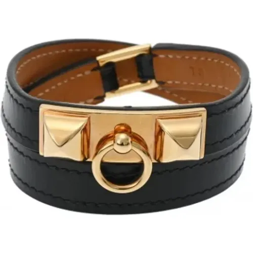 Pre-owned Leather bracelets , female, Sizes: ONE SIZE - Hermès Vintage - Modalova