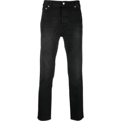 Slim-Cut Jeans with Logo Patch , male, Sizes: W34, W31, W35 - Department Five - Modalova