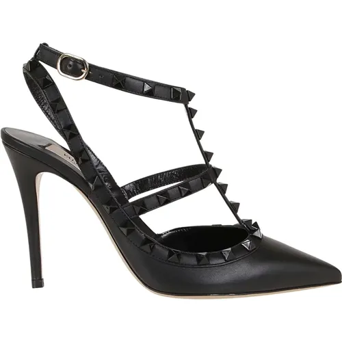 Rockstud Décolleté Heels , female, Sizes: 6 UK, 3 1/2 UK, 6 1/2 UK, 3 UK, 8 UK, 2 UK, 4 1/2 UK, 4 UK, 7 UK, 5 UK - Valentino Garavani - Modalova