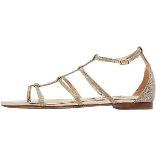 Pre-owned Leder sandals - Jimmy Choo Pre-owned - Modalova