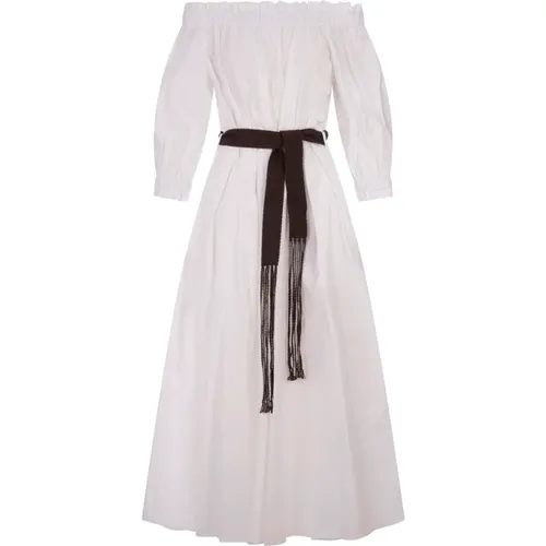 Maxi Dress with Belt , female, Sizes: L, S, M - P.a.r.o.s.h. - Modalova