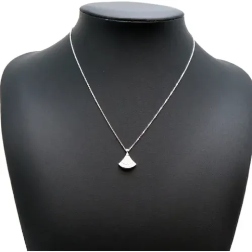 Pre-owned White Gold necklaces , female, Sizes: ONE SIZE - Bvlgari Vintage - Modalova