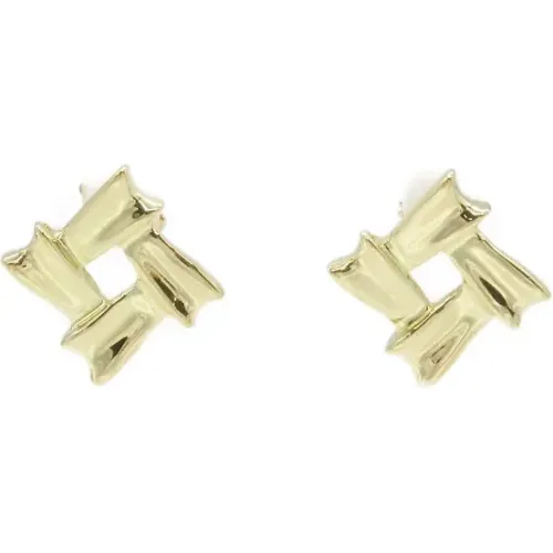 Pre-owned Metal earrings , female, Sizes: ONE SIZE - Tiffany & Co. Pre-owned - Modalova