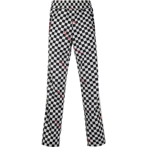 Checkered Sporty Trousers , male, Sizes: XL, S - Palm Angels - Modalova
