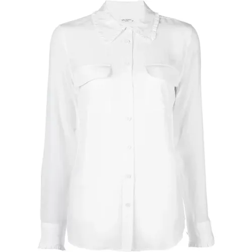 Slim Signature` Shirt , female, Sizes: XS, XL, L - Equipment - Modalova