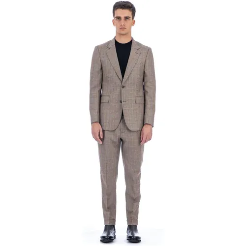 MultiColour Wool Prince of Wales Jacket , male, Sizes: M - PT Torino - Modalova