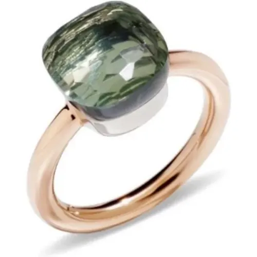 Classic Nudo Prasiolite Ring Collection , female, Sizes: 50 MM, 53 MM, 54 MM - Pomellato - Modalova