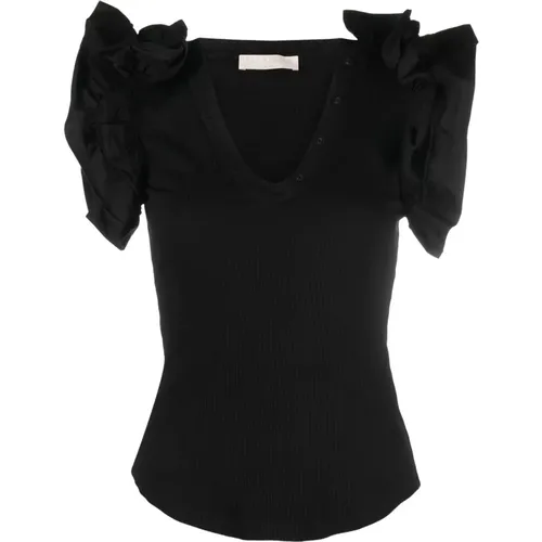 Casual Schwarzes Birdie Top - Ulla Johnson - Modalova