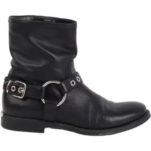 Pre-owned Leder boots - Burberry Vintage - Modalova