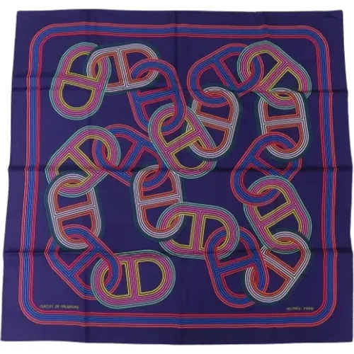 Pre-owned Silk scarves , female, Sizes: ONE SIZE - Hermès Vintage - Modalova