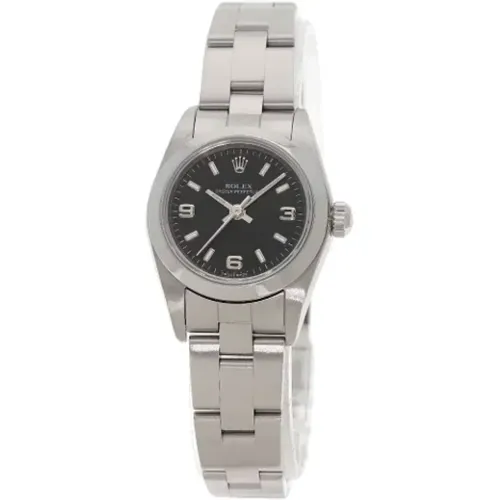 Pre-owned Stainless Steel watches , female, Sizes: ONE SIZE - Rolex Vintage - Modalova