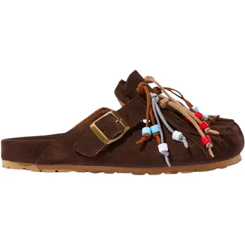 Flat Sandalen , Herren, Größe: 40 EU - Scarosso - Modalova